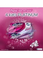 50002586 Papia Platinum 4 Katlı Pratik Mendil 125'li (1 Koli 18 Paket - 1 Paket 125 Yaprak) - Görsel 3