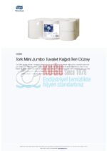 KT-120280 Tork Mini Jumbo Tuvalet Kağıdı 2 Katlı Gelişmiş T2 Beyaz (1 Rulo 170 Metre-Koli İçi 12 Rulo) - Görsel 9