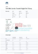 KT-120280 Tork Mini Jumbo Tuvalet Kağıdı 2 Katlı Gelişmiş T2 Beyaz (1 Rulo 170 Metre-Koli İçi 12 Rulo) - Görsel 8