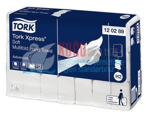 KT-120289 Tork Xpress® Yumuşak Z Katlamalı Havlu Kâğıt (1 Paket 180 Adet-Koli İçi 21 Paket) - Görsel 4