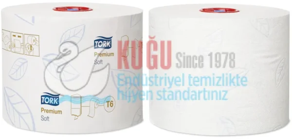 KT-127520 Tork Çift Rulo Premium Orta Boy WC Tuvalet Kağıdı 2 Katlı Gelişmiş T6 Beyaz - (1 Rulo 90 Metre-Koli İçi 27 Rulo) - Görsel 7