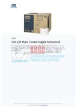 KT-127530 Tork Çift Rulo Orta Boy WC Tuvalet  Kağıdı 2 Katlı Gelişmiş T6 Beyaz - (1 Rulo 100 Metre-Koli İçi 27 Rulo) - Görsel 8