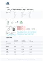 KT-127530 Tork Çift Rulo Orta Boy WC Tuvalet  Kağıdı 2 Katlı Gelişmiş T6 Beyaz - (1 Rulo 100 Metre-Koli İçi 27 Rulo) - Görsel 9
