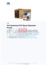 KT-15830 Tork N14 Sistem Xpressnap Fit® Beyaz Dispenser Peçete (1 Paket 120 Adet-Koli İçi 36 Paket) - Görsel 16