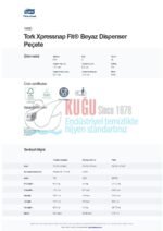 KT-15830 Tork N14 Sistem Xpressnap Fit® Beyaz Dispenser Peçete (1 Paket 120 Adet-Koli İçi 36 Paket) - Görsel 15