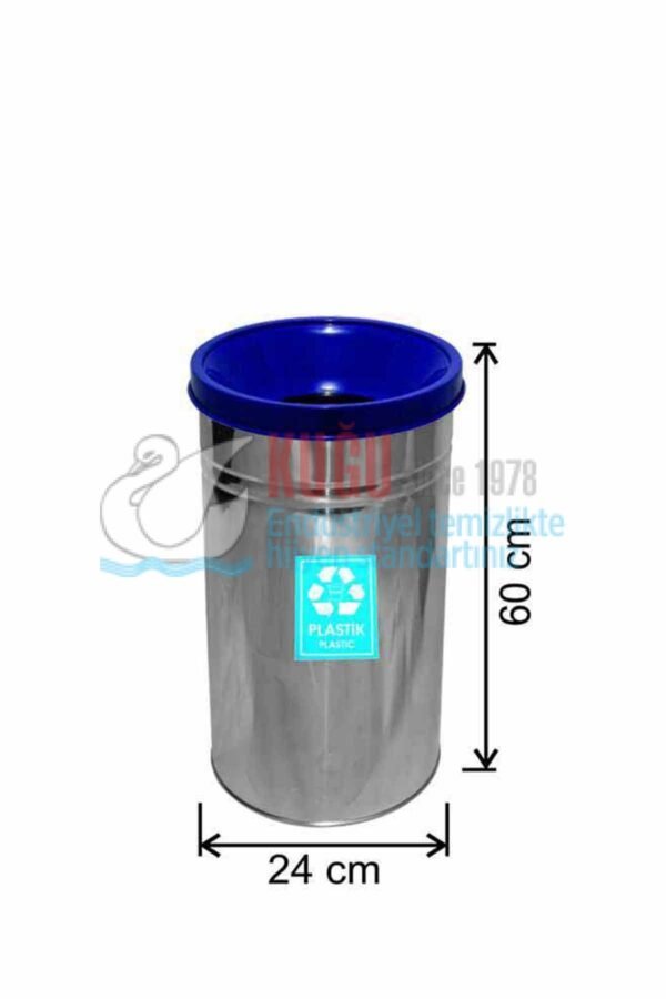 KGA-1003 27 LT GERİ DÖNÜŞÜM PASLANMAZ ÇÖP KOVASI - Görsel 1