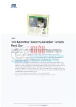 KT-183601 Tork Mikrofiber Tekrar Kullanılabilir Temizlik Bezi, Sarı - Görsel 3