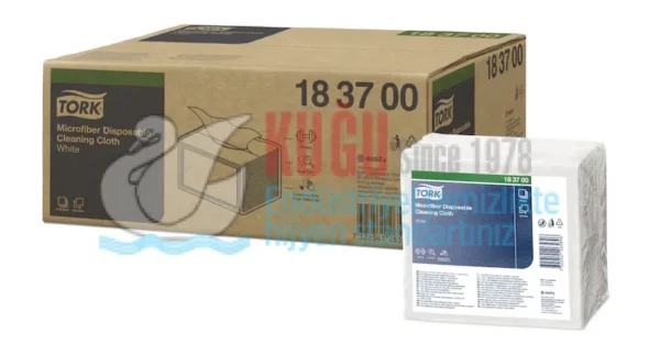 KT-183700 Tork Tek Kullanımlık Mikrofiber Temizlik Bezi - Görsel 2