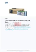 KT-190578 Tork Endüstriyel Hav Bırakmayan Mavi Temizlik Bezi - Görsel 4