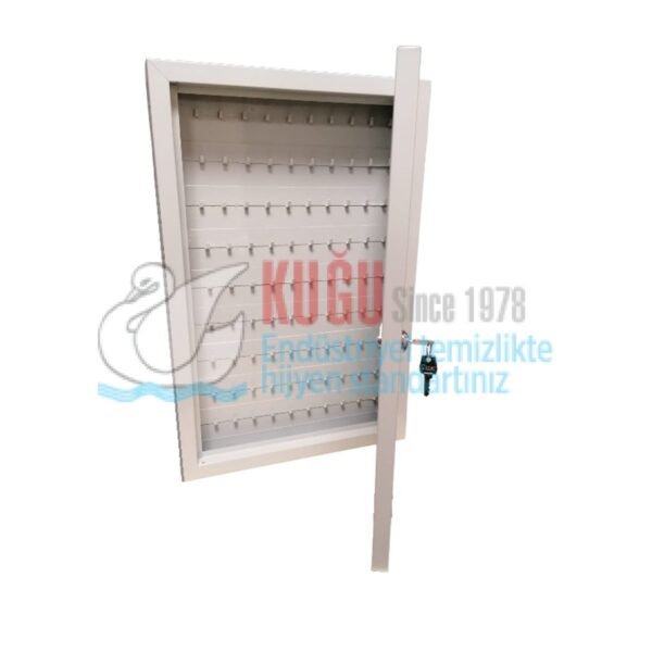 3165 100’LÜK KİLİT TERTİBATLI DUVARA MONTE METAL VALE TİPİ OFİS VE BÜRO ANAHTAR DOLABI - Görsel 4