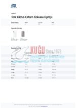KT-236050 75 ML Tork Citrus Ortam Kokusu Spreyi - Görsel 10