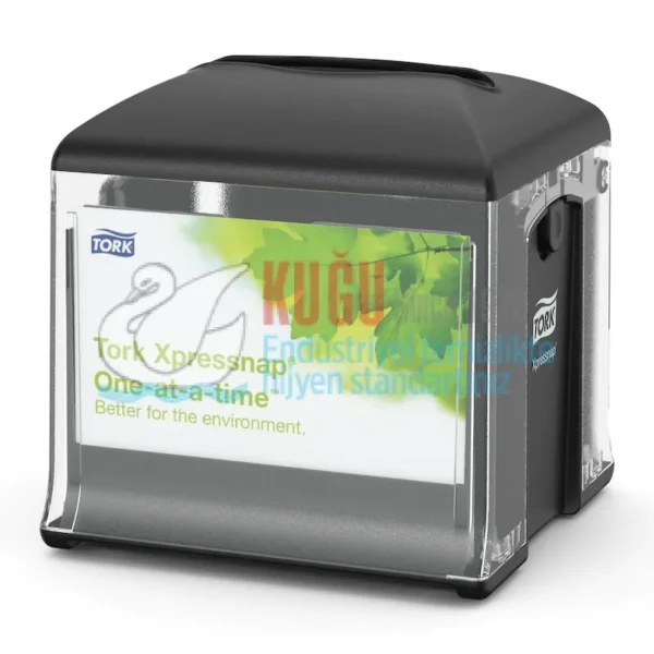 KT-272808 Tork Xpressnap Snack® Siyah N10 Sistem Masaüstü Peçete Dispenseri - Görsel 3