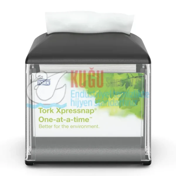 KT-272808 Tork Xpressnap Snack® Siyah N10 Sistem Masaüstü Peçete Dispenseri - Görsel 4