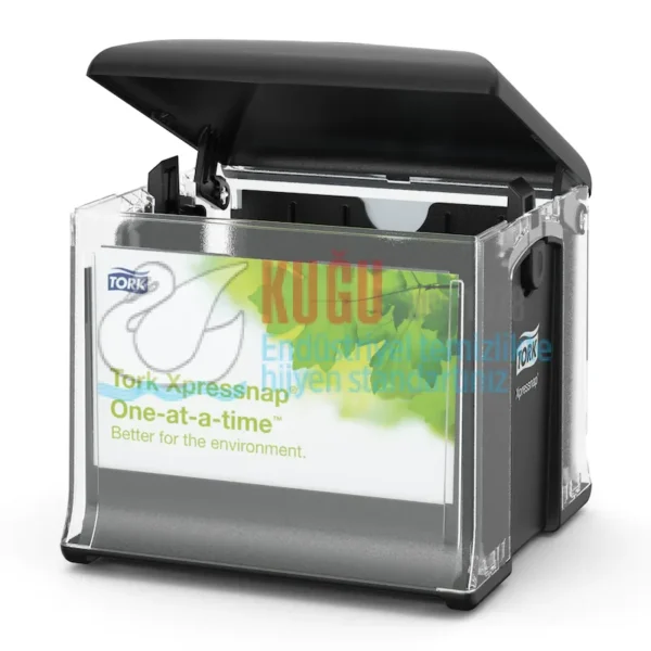 KT-272808 Tork Xpressnap Snack® Siyah N10 Sistem Masaüstü Peçete Dispenseri - Görsel 2