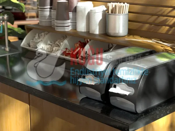 KT-272901 Tork Xpressnap Fit® N14 Sistem Siyah Tezgah Üstü Peçete Dispenseri - Görsel 3