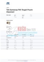 KT-272901 Tork Xpressnap Fit® N14 Sistem Siyah Tezgah Üstü Peçete Dispenseri - Görsel 11
