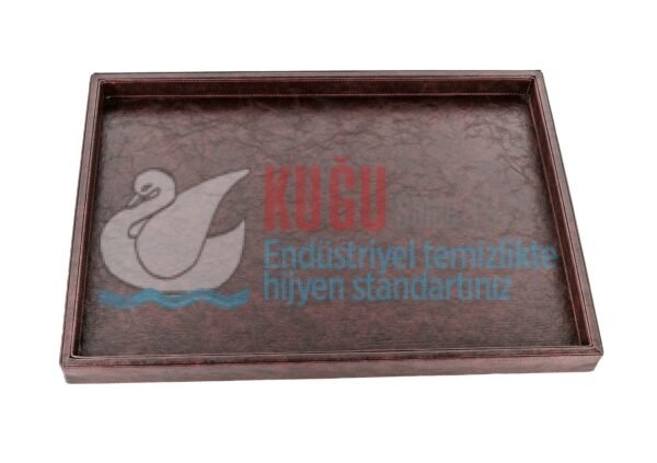 DK-2004 Deri Kaplı  Otel Tipi Karşılama Sunum Tepsisi - Görsel 1