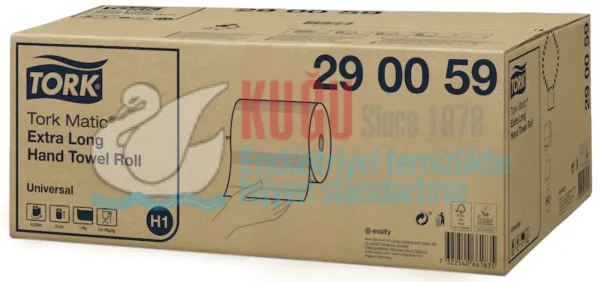 KT-290059 Tork Matic® Ekstra Uzun Hareketli El Havlusu Evrensel H1 Beyaz (1 Rulo 280 Metre-Koli İçi 6 Rulo) - Görsel 3