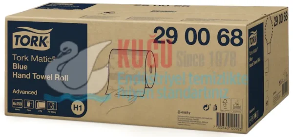KT-290068 Tork Matic® Mavi Hareketli Havlu (1 Rulo 150 Metre-Koli İçi 6 Rulo) - Görsel 3