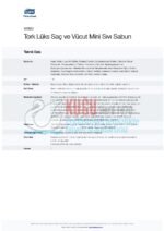 KT-420652 475 ML Tork Lüks Saç ve Vücut Mini Sıvı Sabun - Görsel 4