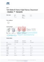 KT-460001 Sensörlü Tork Matic®  H1 Sistem Paslanmaz Çelik Metal Haraketli Havlu Dispenseri - Görsel 9
