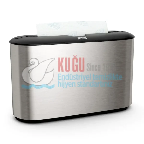 KT-460005 Tork Xpress® H2 Sistem Paslanmaz Çelik Metal Masa Üstü Z Katlı Havlu Kâğıt Dispenseri - Görsel 4