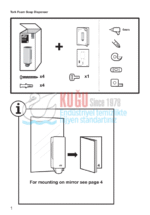 KT-460010 Tork Paslanmaz Çelik Metal 1 Litre Hacimli S4 Sistem Köpük Sabun ve Cilt Bakım Dispenseri - Görsel 9