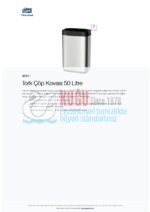 KT-460011 Tork Paslanmaz Çelik Metal B1 Sistem 50 Litre Çöp Kovası - Görsel 7