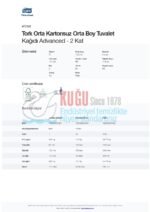 KT-472199 Tork Orta Kartonsuz Orta Boy Tuvalet Kağıdı Advanced - 2 Kat - Görsel 5