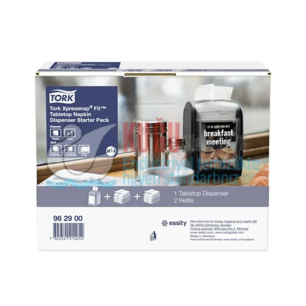 KT-962900 Tork Xpressnap Fit® Masaüstü Peçete Dispenseri Başlangıç Seti - Görsel 1
