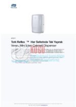KT-473177 Tork Reflex ™ Her Seferinde Tek Yaprak Veren, Mini İçten Çekmeli Dispenser - Görsel 5