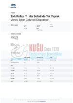 KT-473180 Tork Reflex™ Turkuaz M4 Sistem Her Seferinde Tek Yaprak Veren, İçten Çekmeli Havlu Dispenseri - Görsel 6