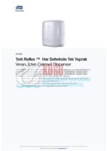 KT-473190 Tork Reflex™ Her Seferinde Tek Yaprak Veren, İçten Çekmeli Dispenser - Görsel 5