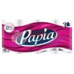 50001695 Papia 3 Katlı Tuvalet Kağıdı 16'lı 3 Paket 48 Rulo (1 Paket 16 Rulo - 1 Koli 3 Paket) - Görsel 2