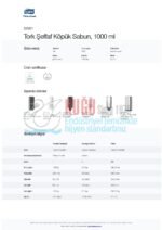 KT-520201 Tork S4 Sistem 1000 ML Şeffaf Clarity Köpük Sabun (1 Adet 1000 ML-Koli İçi 6 Adet) - Görsel 4