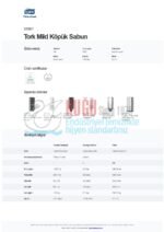 KT-520501 Tork 1000 ML S4 Sistem Mild Premium Köpük Sabun (1 Adet 1000 ML-Koli İçi 6 Adet) - Görsel 12