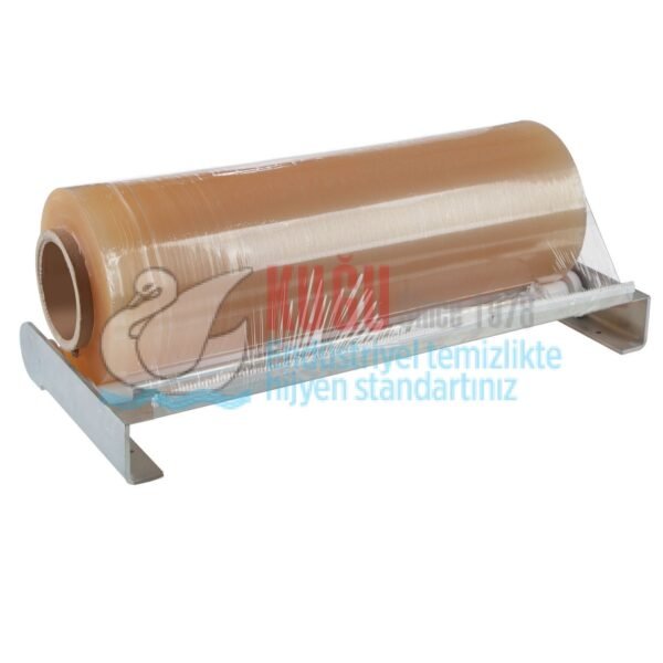 5219 Kayar Bıçaklı 35 cm Metal Streç ve Alüminyum Dispenseri - Görsel 1