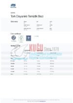KT-530150 Tork Beyaz Dayanıklı Temizlik Bezi - Görsel 5