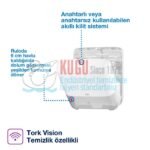 KT-551000 Tork Matic® H1 Sistem Beyaz Manuel Autocut Havlu Kâğıt Rulosu Hareketli Havlu Dispenseri - Görsel 12