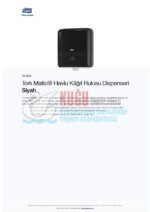 KT-551008 Tork Matic® H1 Sistem Siyah Manuel Autocut Havlu Kâğıt Rulosu Hareketli Havlu Dispenseri - Görsel 13