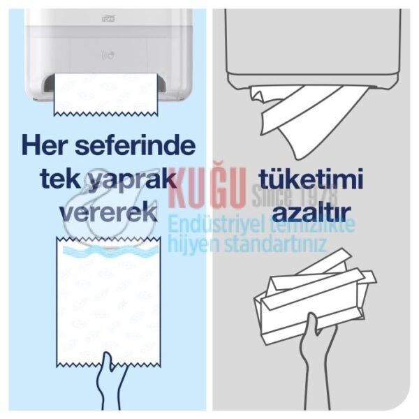 KT-551100 Sensörlü Tork Matic® H1 Sistem Beyaz Hareketli Havlu Dispenseri - Görsel 26