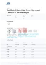 KT-551100 Sensörlü Tork Matic® H1 Sistem Beyaz Hareketli Havlu Dispenseri - Görsel 14