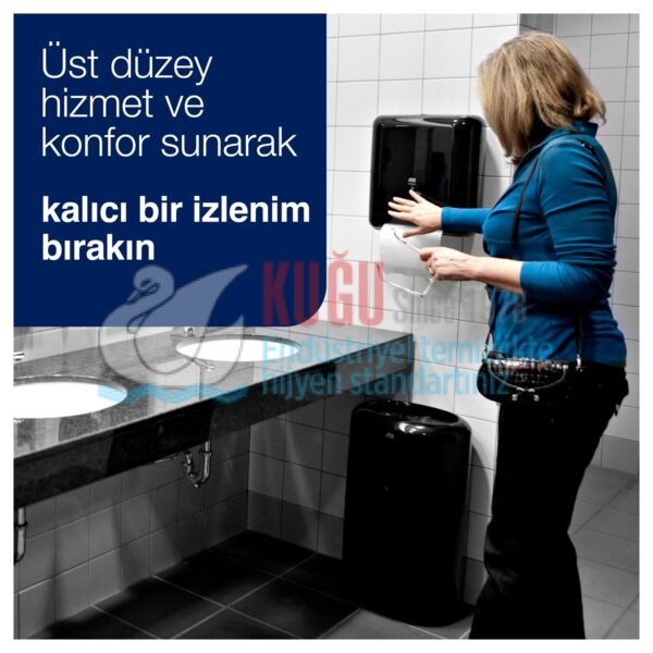 KT-551108 Sensörlü Tork Matic® H1 Sistem Siyah Hareketli Havlu Dispenseri - Görsel 2