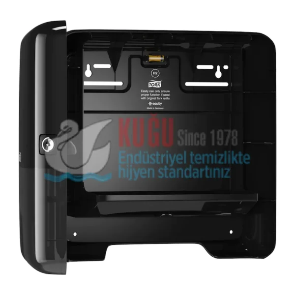 KT-552108 Tork Xpress® Siyah H2 Sistem Mini Z Katlı Havlu Dispenseri - Görsel 4