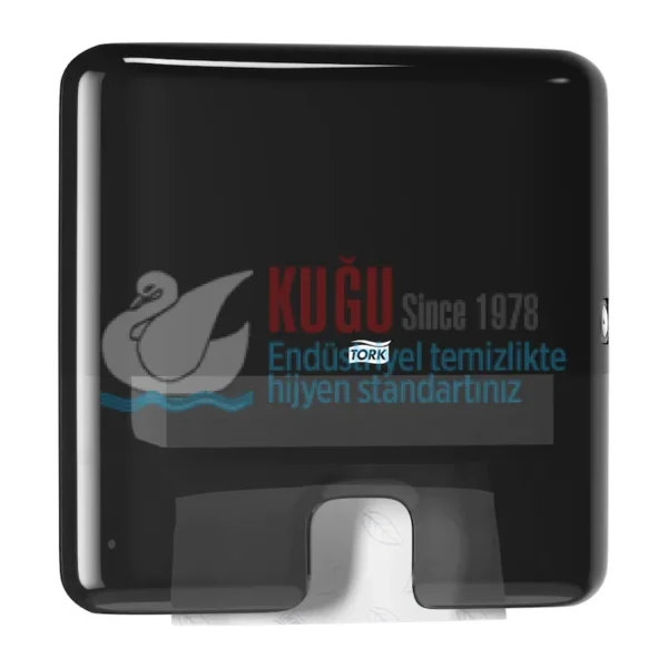 KT-552108 Tork Xpress® Siyah H2 Sistem Mini Z Katlı Havlu Dispenseri - Görsel 1