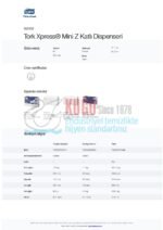 KT-552108 Tork Xpress® Siyah H2 Sistem Mini Z Katlı Havlu Dispenseri - Görsel 8