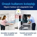 KT-552550 Tork PeakServe® H5 Sistem Mini Continuous™ Kağıt Havlu Dispenseri Beyaz - Görsel 8