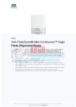 KT-552550 Tork PeakServe® H5 Sistem Mini Continuous™ Kağıt Havlu Dispenseri Beyaz - Görsel 17