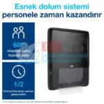 KT-552558 Tork PeakServe® H5 Sistem Mini Continuous™ Kağıt Havlu Dispenseri Siyah - Görsel 6