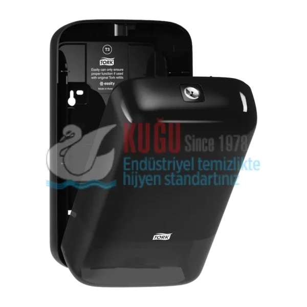 KT-556008 Siyah Tork T3 Sistem C Katlamalı Tuvalet Kâğıdı Dispenseri - Görsel 3
